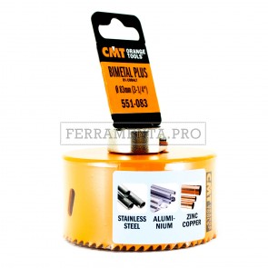 SEGA A TAZZA FRESA IN BIMETALLO CMT per TAGLIO FORA METALLO ACCIAIO GHISA RAME