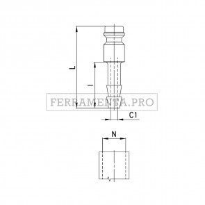 Camozzi 5680 06 - Raccordi Mod. 5650 Profilo Mini e Mod. 5680 Profilo Europeo