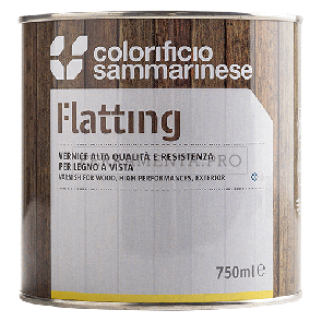 VERNICE SINTETICA FLATTING TRASPARENTE per LEGNO ESTERNO Lt. 0,375
