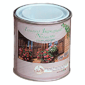 IMPREGNANTE CEROSO BASE ACQUA Ecowood - ml. 750 castagno