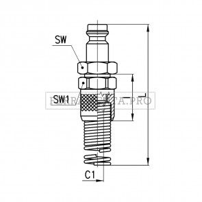 Camozzi 5880 10/8 - Raccordi Mod. 5850 Profilo Mini e Mod. 5880 Profilo Europeo