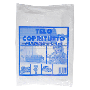 TELO COPRITUTTO MULTIUSO mt 4 x 4 - gr. 200 circa