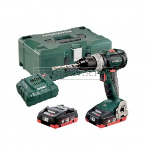 SB 18 LT BL TRAPANO-AVVITATORE A PERCUSSIONE + 2 BATTERIE 4 Ah LiHD + METALOC