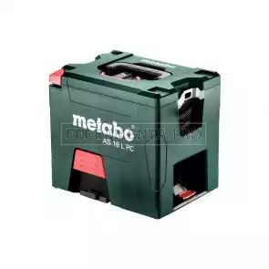 METABO AS 18 L PC ASPIRATORE 2100 l/min a BATTERIA con TRACOLLA e FILTRO IN TNT