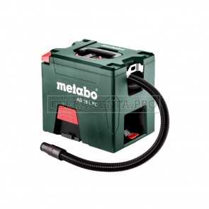 METABO AS 18 L PC ASPIRATORE 2100 l/min a BATTERIA con TRACOLLA e FILTRO IN TNT