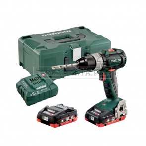 SB 18 LT BL TRAPANO-AVVITATORE A PERCUSSIONE + 2 BATTERIE 4 Ah LiHD + METALOC