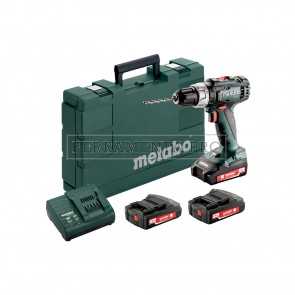 METABO SB 18 L SET TRAPANO AVVITATORE A PERCUSSIONE + 3 BATTERIE Li POWER 2.0 Ah