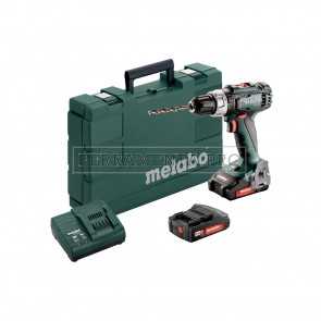 METABO TRAPANO AVVITATORE A BATTERIA 18 VOLT BS 18 L + 2 BATTERIE 2 Ah + VALIGIA