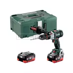 METABO TRAPANO PERCUSSIONE SB 18 LTX BL IMPULS + 2 BATTERIE 5,5 Ah LiHD+ METALOC