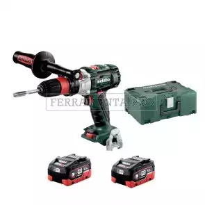 METABO GB 18 LTX BL Q I MASCHIATRICE con 2 BATTERIE 5,5 Ah LiHD in METALOC