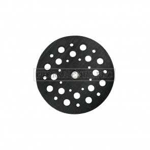 PLATORELLO VELCRATO MULTIFORO 125 mm RICAMBIO ORIGINALE METABO per SXE 3125