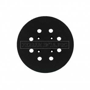 PLATORELLO VELCRATO 122 MM FORATO RICAMBIO ORIGINALE per METABO FSX 200 INTEC