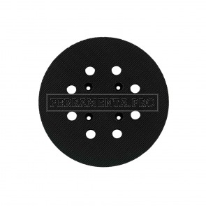 PLATORELLO VELCRATO 122 MM FORATO RICAMBIO ORIGINALE per METABO FSX 200 INTEC