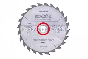 METABO Lama "precision cut wood - professional", 160x20, Z24 WZ 20° (628031000)