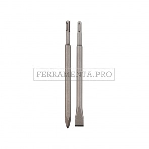 SET 2 SCALPELLI SDS PLUS SP METABO L.200 mm PUNTA e PIATTO per MURO CALCESTRUZZO