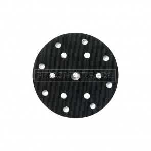 PLATORELLO VELCRATO 150 MM FORATO 8 + 6 FORI RICAMBIO per METABO SXE 450