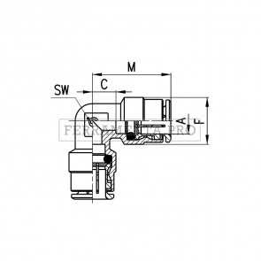 Camozzi 6550 14 - Raccordi Mod. 6550