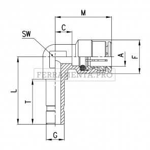 Camozzi 6555 8-8 - Raccordi Mod. 6555