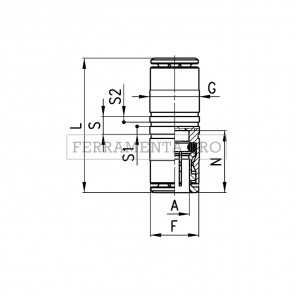 Camozzi 6580 10 - Raccordi Mod. 6580