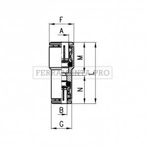 Camozzi 6580 8-6 - Raccordi Mod. 6580 - Ridotto