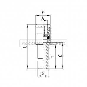 Camozzi 6800 12-14 - Raccordi Mod. 6800