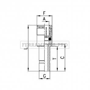 Camozzi 6800 10-12 - Raccordi Mod. 6800