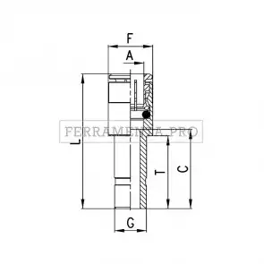 Camozzi 6800 6-8 - Raccordi Mod. 6800