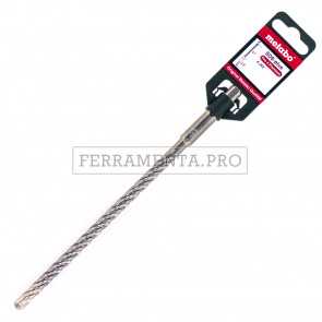 PUNTA METABO SDS-PLUS 4 TAGLIENTI LAME per MURATURA CEMENTO PIETRA CALCESTRUZZO