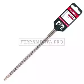 PUNTA METABO SDS-PLUS 4 TAGLIENTI LAME per MURATURA CEMENTO PIETRA CALCESTRUZZO