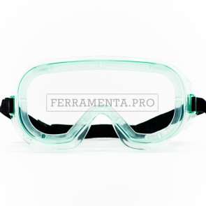 OCCHIALI PROTETTIVI MASCHERA in POLICARBONATO VENTILAZIONE INDIRETTA CARBONROCK LG 20 ANTIAPPANNAMENTO UNI EN166