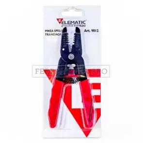 PINZA SPELAFILI TRANCIACAVI E CRIMPATRICE per PREISOLATI SPELLAFILI PROFESSIONALE