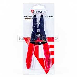 PINZA SPELAFILI TRANCIACAVI E CRIMPATRICE per PREISOLATI SPELLAFILI PROFESSIONALE
