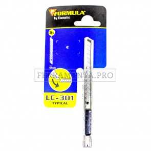Cutter professionale INOX LC-301 9 mm