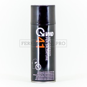 ANTIADESIVO SPRAY per SALDATURE 400ml PROTETTIVO OSSIDI CORROSIONI VMD41