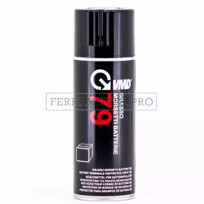 GRASSO SPRAY e LUBRIFICANTE MULTIFUNZIONE per MORSETTI BATTERIE AUTO 400ml VMD79