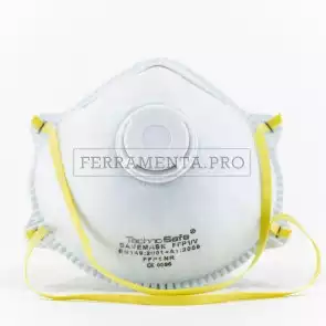 MASCHERINA FACCIALE FILTRANTE MONOUSO FFP1V a conchiglia con valvola FFP1 V