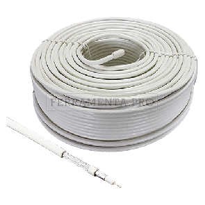 CAVO COASSIALE TV/SAT Ø 6,2 mm ± 0,15 mm x 100 metri