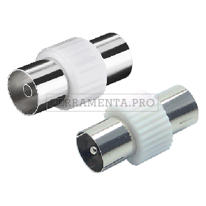 ADATTATORE CAVO ANTENNA TV femmina - femmina
