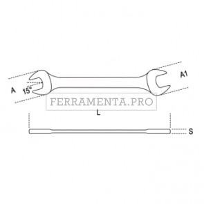 BETA 55 - Chiavi a forchetta doppie cromate