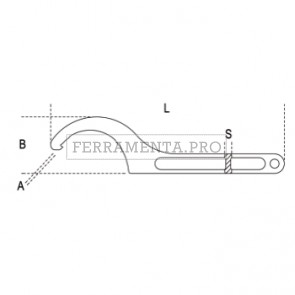 BETA 99 - Chiavi a settore con nasello quadro per ghiere  cromate