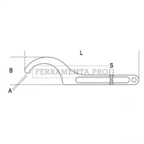 BETA 99 - Chiavi a settore con nasello quadro per ghiere  cromate