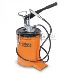 BETA 1750KG10 - Ingrassatore a leva da 10 kg  con tubo ad alta pressione da 2 m.