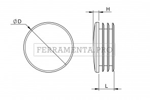 copripilastro tondo in plastica 331