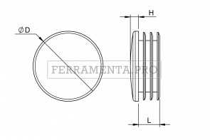 copripilastro tondo in plastica 331