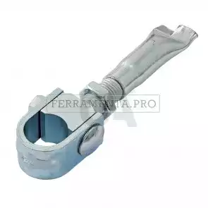 Cardine a fascetta con tubolare a murare e controdado 856