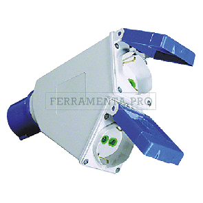 ADATTATORE INDUSTRIALE DOPPIO 73104