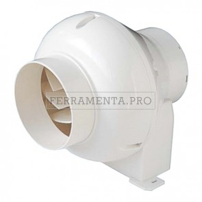 ASPIRATORE CENTRIFUGO per CONDOTTI IN ABS W.20 MM.100 ASP.100 M3/H IPX4 LINEAV10