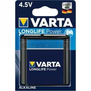 PILE VARTA LONG LIFE POWER PIATTA 4,5V BLISTER 4912121411