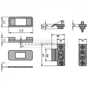 CONTATTI CISA NYLON COPPIA 06511-00-0