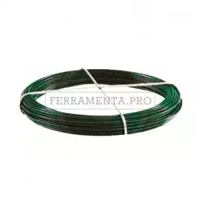 FILO COTTO FERRO PLASTIF.VERDE MAT.GR.200
